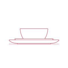 Objects Dinnerware Sets Ikea Dinera Dinnerware Set Simple Line Art Svg, Free Vectors File